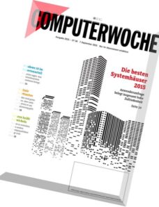 Computerwoche — 7 September 2015