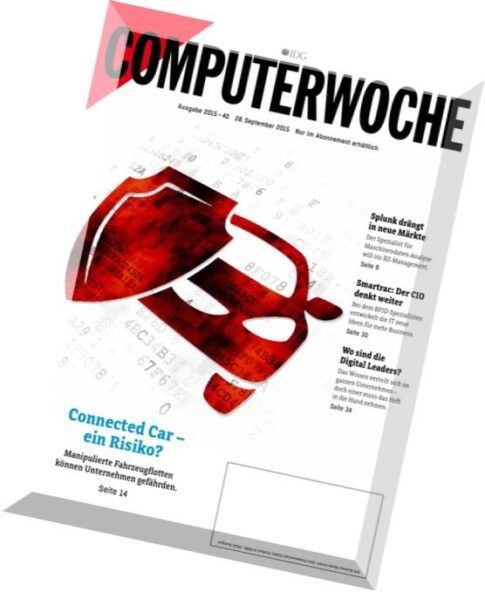 Computerwoche – N 40, 28 September 2015