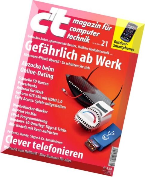 c’t Magazin — N 21, 19 September 2015