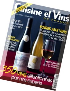 Cuisine et Vins de France – Hors-Serie, Septembre-Octobre 2015