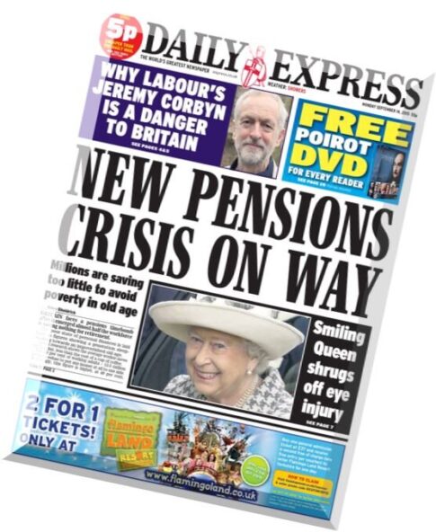 Daily Express – 14 September 2015