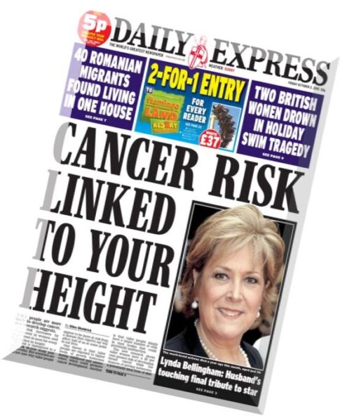 Daily Express – 2 October 2015