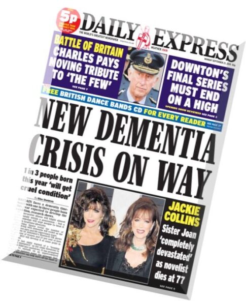 Daily Express – 21 September 2015
