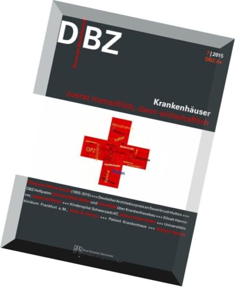 DBZ Deutsche BauZeitschrift — Nr.7, 2015