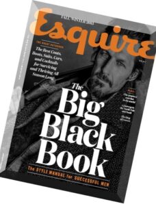 Esquire USA – The Big Black Book – Fall-Winter 2015