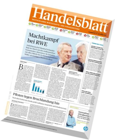 Handelsblatt — 10 September 2015