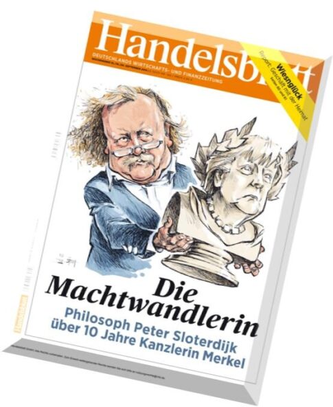 Handelsblatt – 18, 19, 20 September 2015