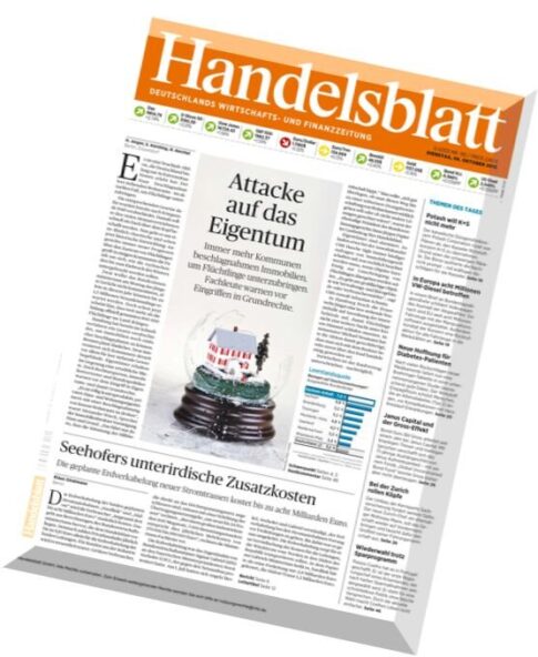 Handelsblatt — 6 Oktober 2015
