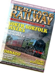 Heritage Railway – 27 August – 23 September 2015