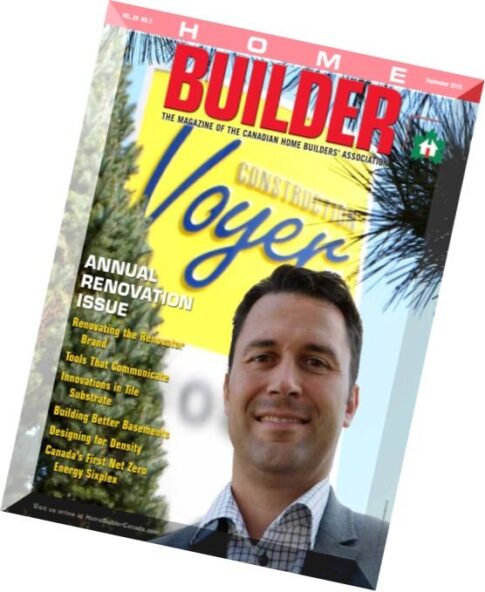 Home Builder Magazine – September-October 2015