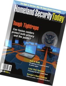 Homeland Security Today – January 2011