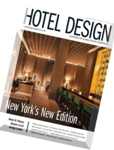 Hotel Design Magazine – August 2015