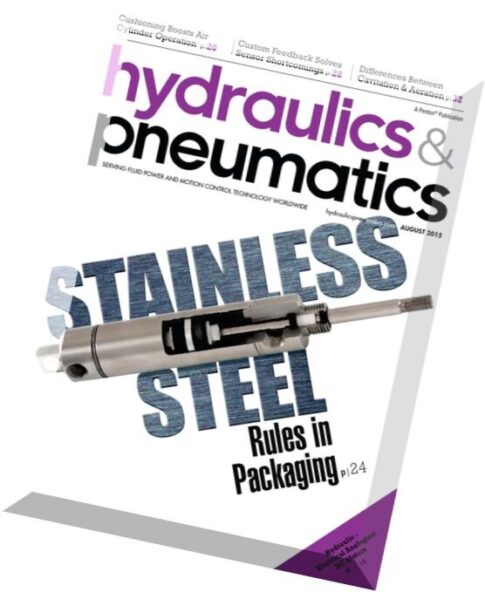 Hydraulics & Pneumatics — August 2015