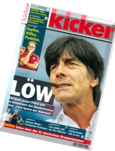 Kicker Sportmagazin — Nr.72, 31 August 2015