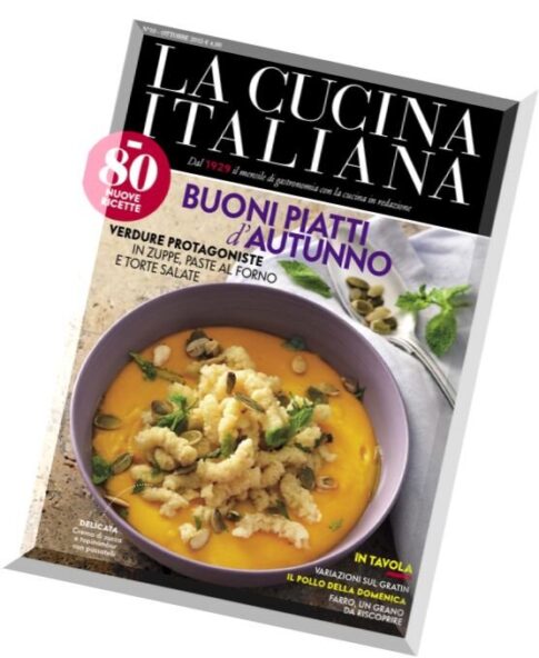 La Cucina Italiana – Ottobre 2015