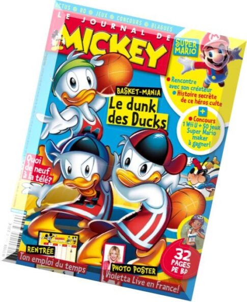 Le Journal de Mickey — 9 au 15 Septembre 2015