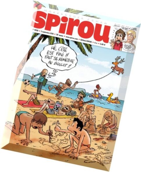 Le Journal de Spirou — 2 au 8 Septembre 2015