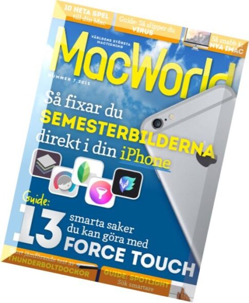 MacWorld Sweden — Nr.7, 2015