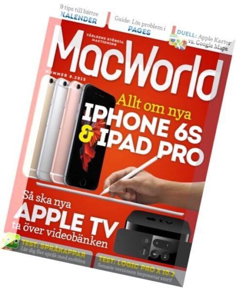 MacWorld Sweden — Nr.8, 2015