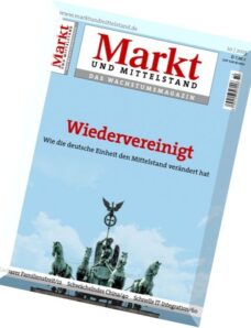 Markt und Mittelstand – Nr.10, 2015