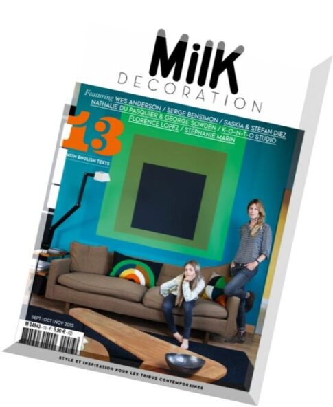 MilK Decoration – September-October-November 2015
