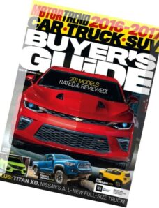Motor Trend — New Car Buyer’s Guide 2016