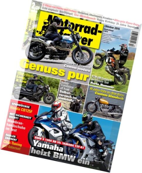 Motorradfahrer Magazin — Oktober 2015