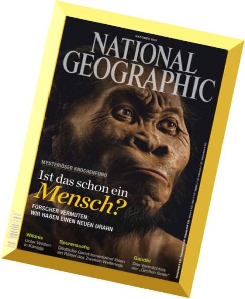 National Geographic Germany – Oktober 2015
