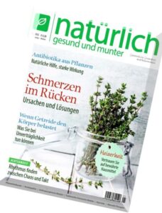 Naturlich Gesund und Munter – September-October 2015