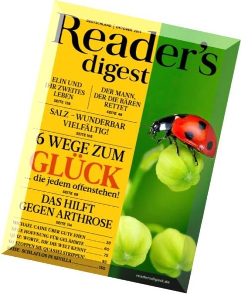 Readers Digest Germanyn – Oktober 2015