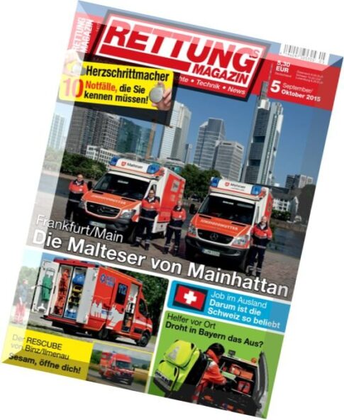 Rettungs Magazin — September-October 2015