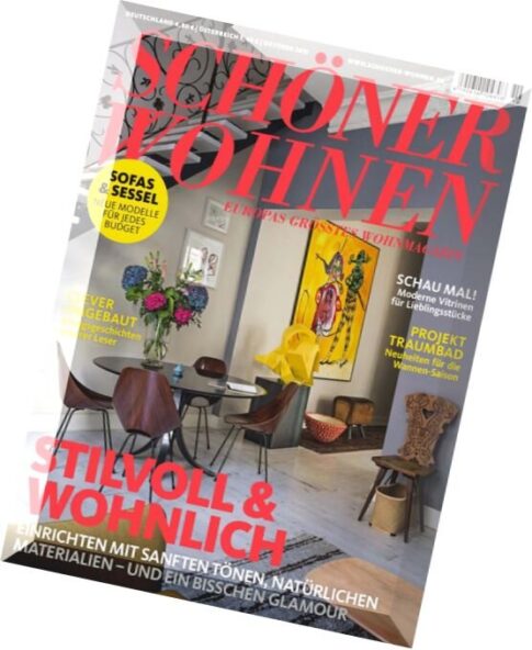 Schoner Wohnen Magazin — Oktober 2015