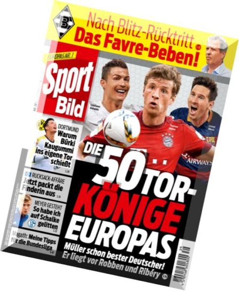 Sport Bild Magazin – N 39, 23 September 2015