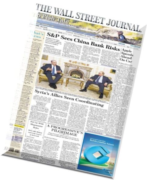 The Wall Street Journal — 22 September 2015 Asia