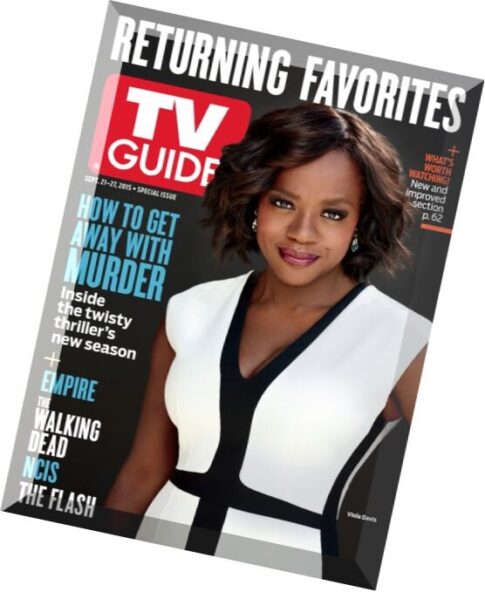TV Guide Magazine – 21 September 2015