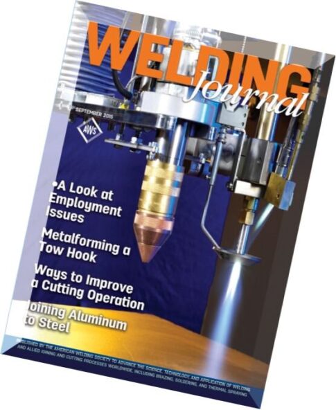 Welding Journal – September 2015