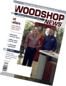 Woodshop News – September 2015
