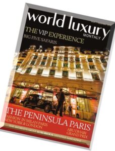 World Luxury Monthly – September 2015