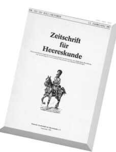 Zeitschrift fur Heereskunde — 1987-07-10 (332-333)