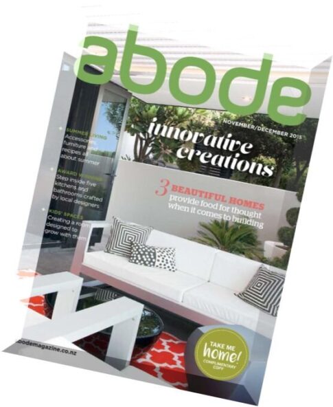 Abode Magazine — November-December 2015
