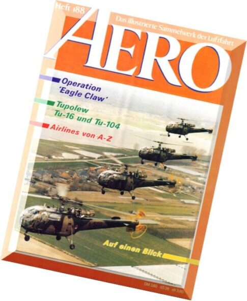 Aero Das Illustrierte Sammelwerk der Luftfahrt N 188