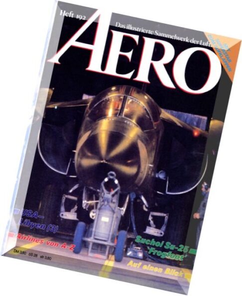 Aero Das Illustrierte Sammelwerk der Luftfahrt N 192