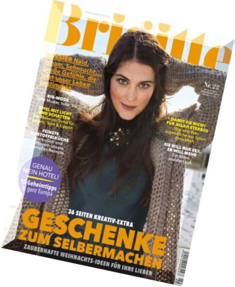 Brigitte — Nr.22, 14 Oktober 2015