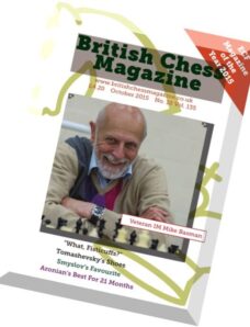 British Chess Magazine – October 2015