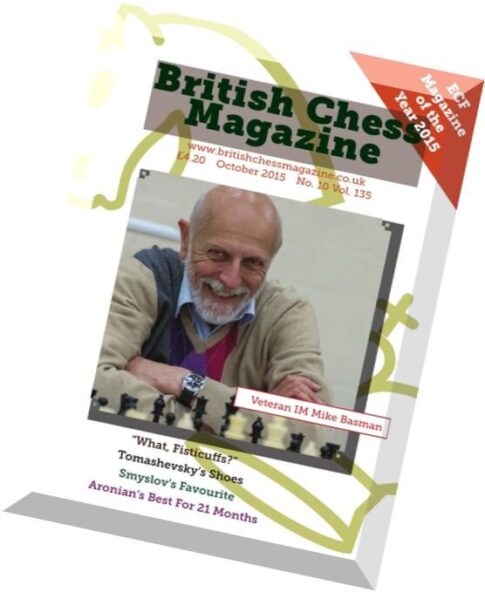 British Chess Magazine – October 2015