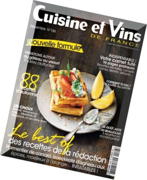 Cuisine et Vins de France – Novembre 2015