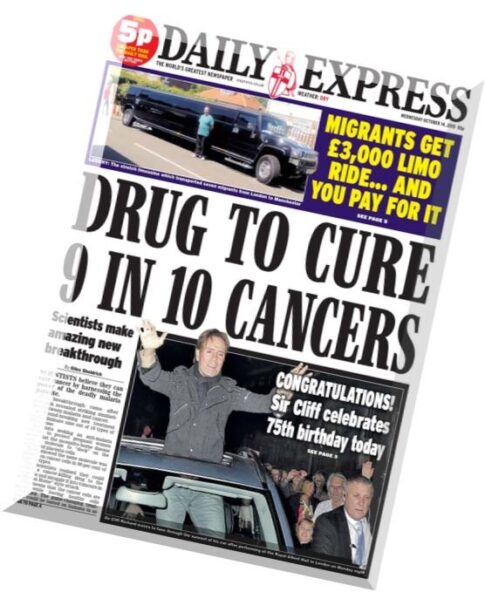 Daily Express – 14 October 2015
