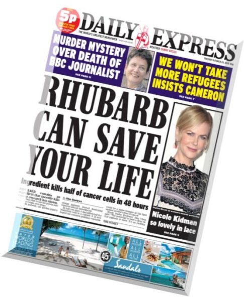 Daily Express — 20 October 2015