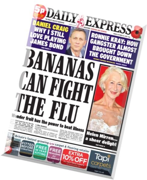 Daily Express – 23 October 2015