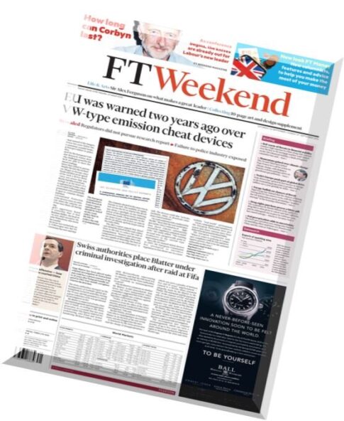 Financial Times – (09 – 26-27 – 2015)